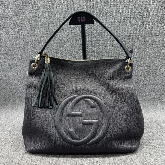 Gucci GG Soho Leather Tote Bag 599-011125 - Picture 2 of 14